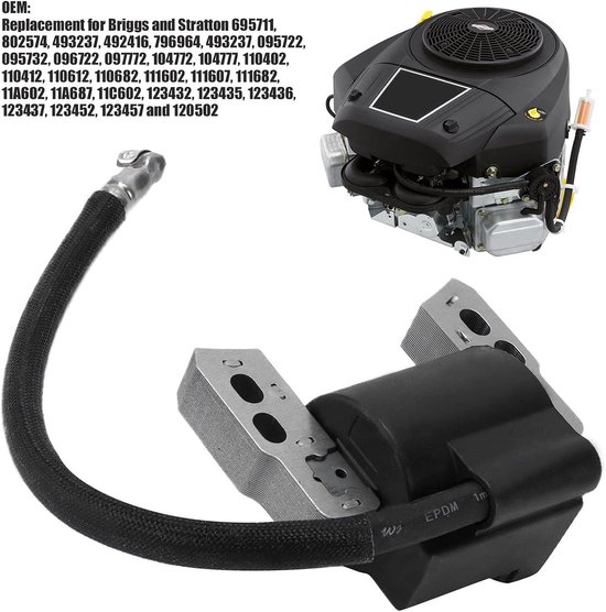 Vervangende Ontstekingsspoel voor Motoren, Universele Ontstekingsspoel Module 802574 796964 voor Briggs en Stratton, Betrouwbare Prestatie en Duurzaamheid — afbeelding 4