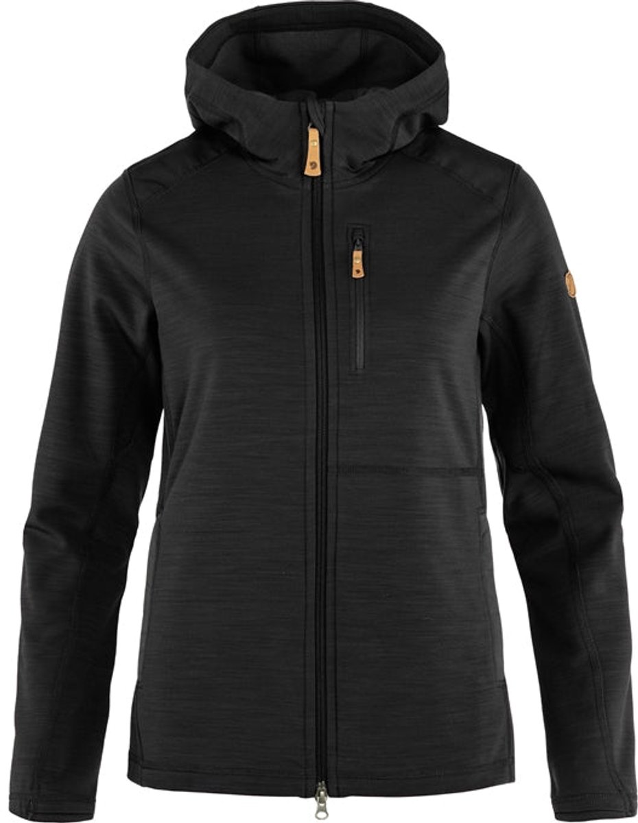 FJALLRAVEN Keb Fleece Hoodie W 86990 550 Black L