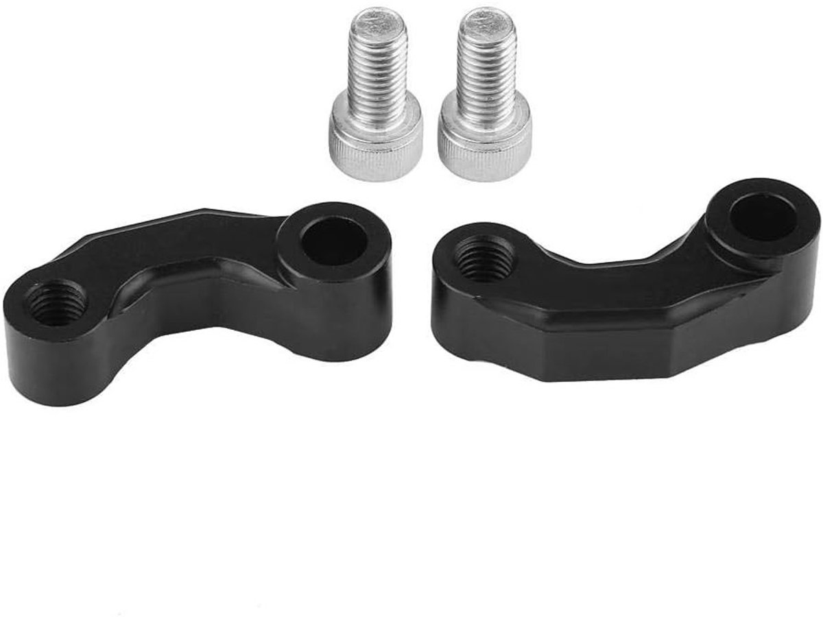 Motorfiets Spiegeladapter voor Verlenging van Achteruitkijkspiegels - Universele Montage voor Auto's en Motoren