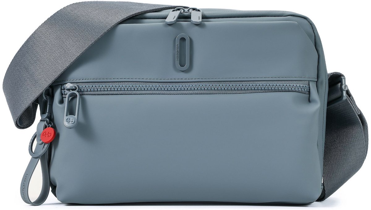 Hedgren schoudertas tabletzak Loop Belt Horizontal Crossover 10" + RFID Stormy Weather blauwgrijs