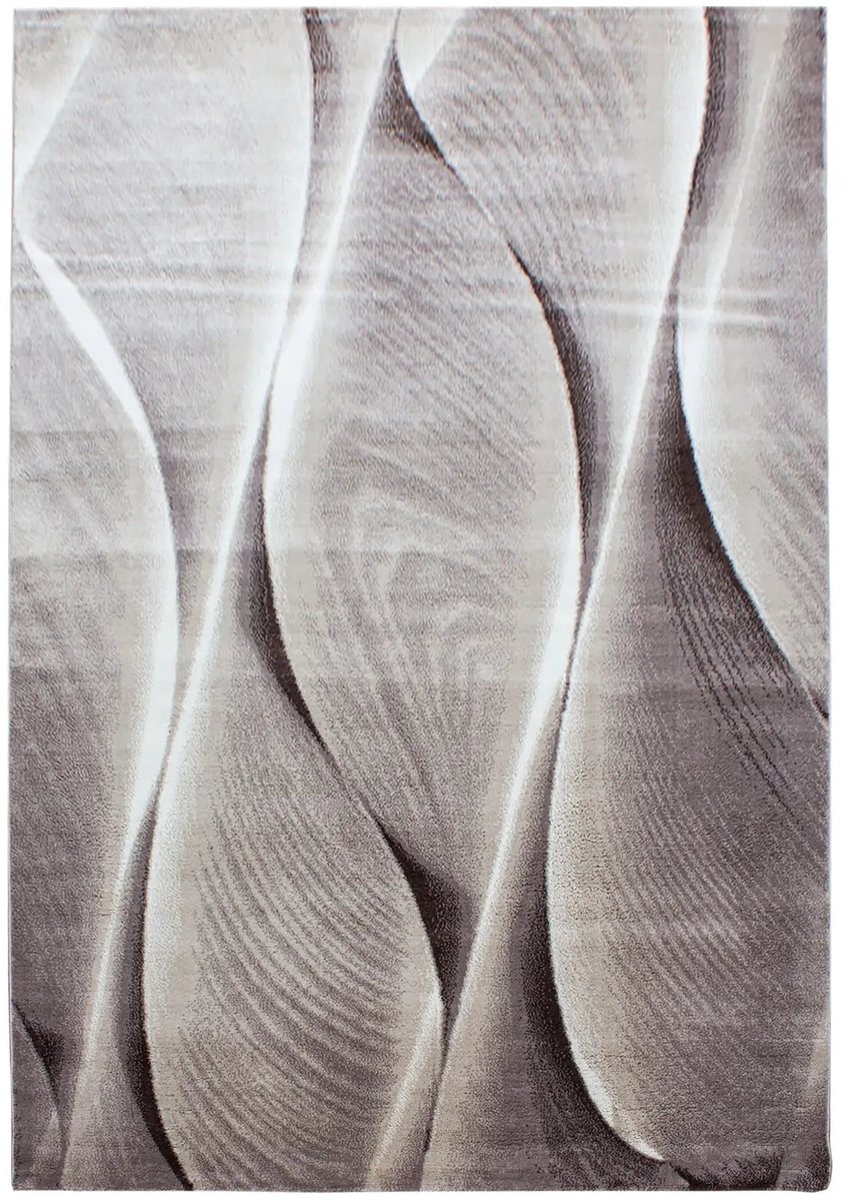Dutch XXL Modern Vloerkleed | Tapijt | Parma | Abstract | Bruin | 240x340 cm