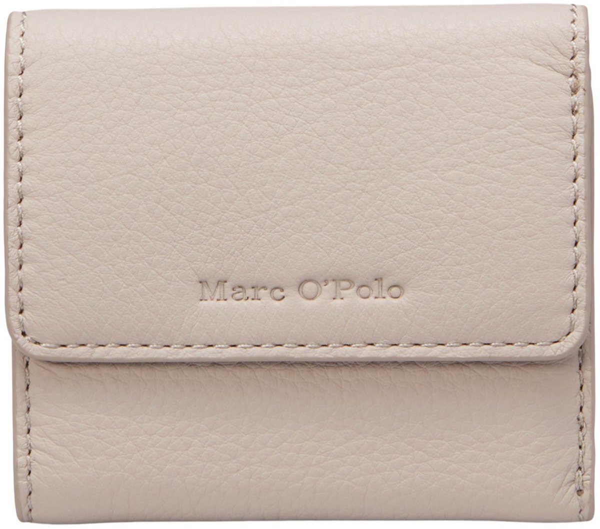 Marc O'Polo Leren portemonnee Jean Combi Wallet Natural crème