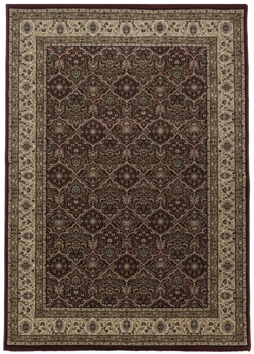 Dutch XXL Perzisch Tapijt | Kashmir | Kader | Rood | 300x400 cm