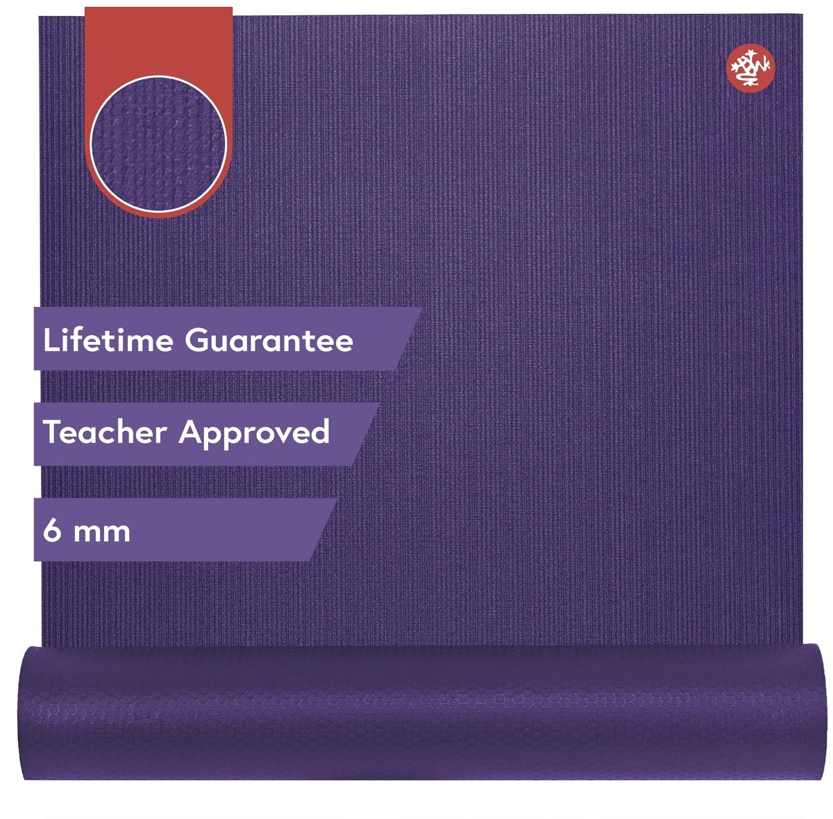 Yoga Mat - 6 mm Dikte voor Grip en Ondersteuning - Midnight