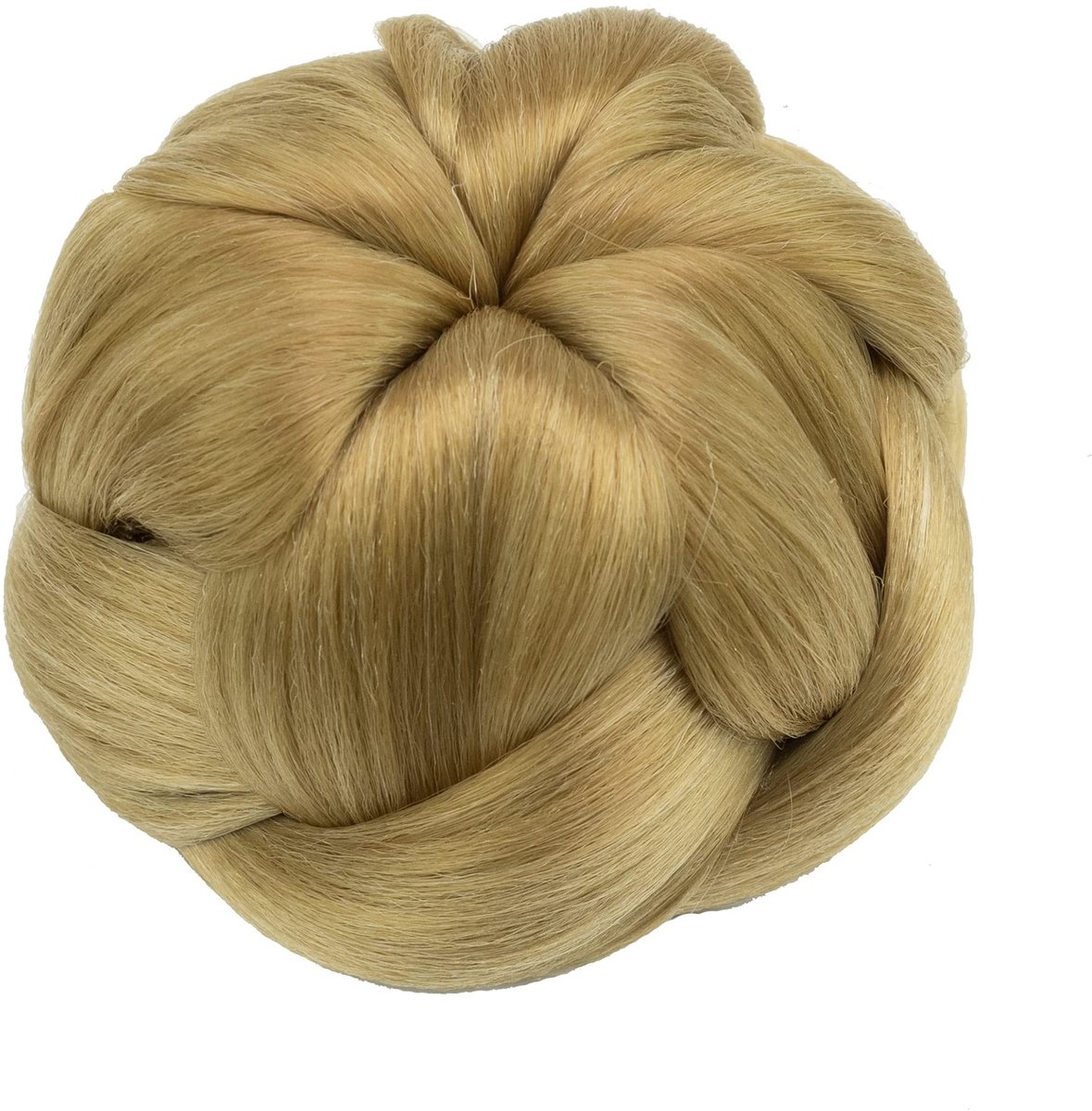 Gevlochten Chignon Haarstuk - M1 Ash Blonde