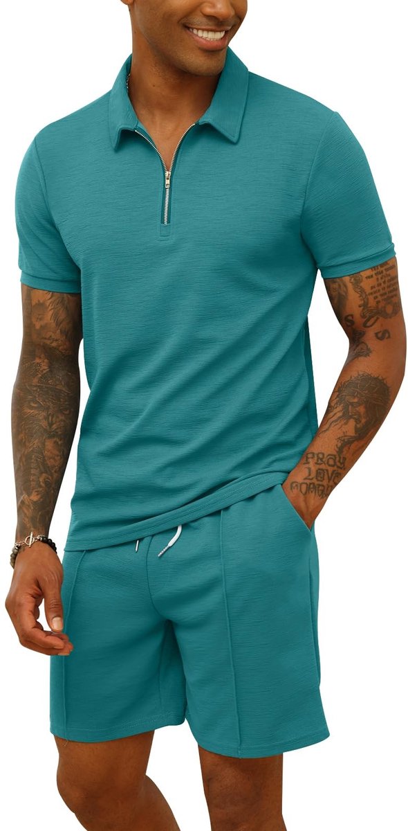2-Delige Zomer Outfit - T-shirt en Shorts