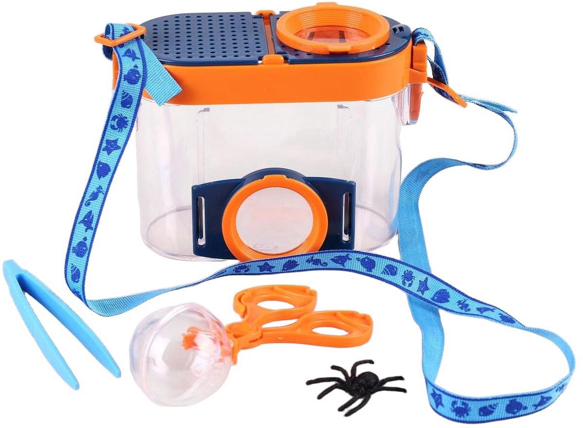 Insecten Kijkset met Vergrootglas - Blauw
