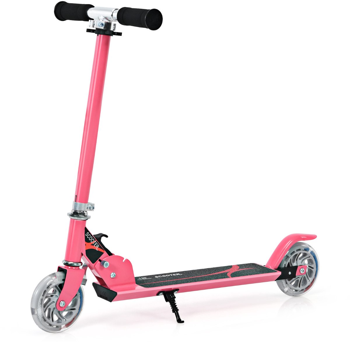 SureDeal® - Kinderstepp - Opvouwbare Step Verstelbaar - 70x10x86,5 cm - Roze