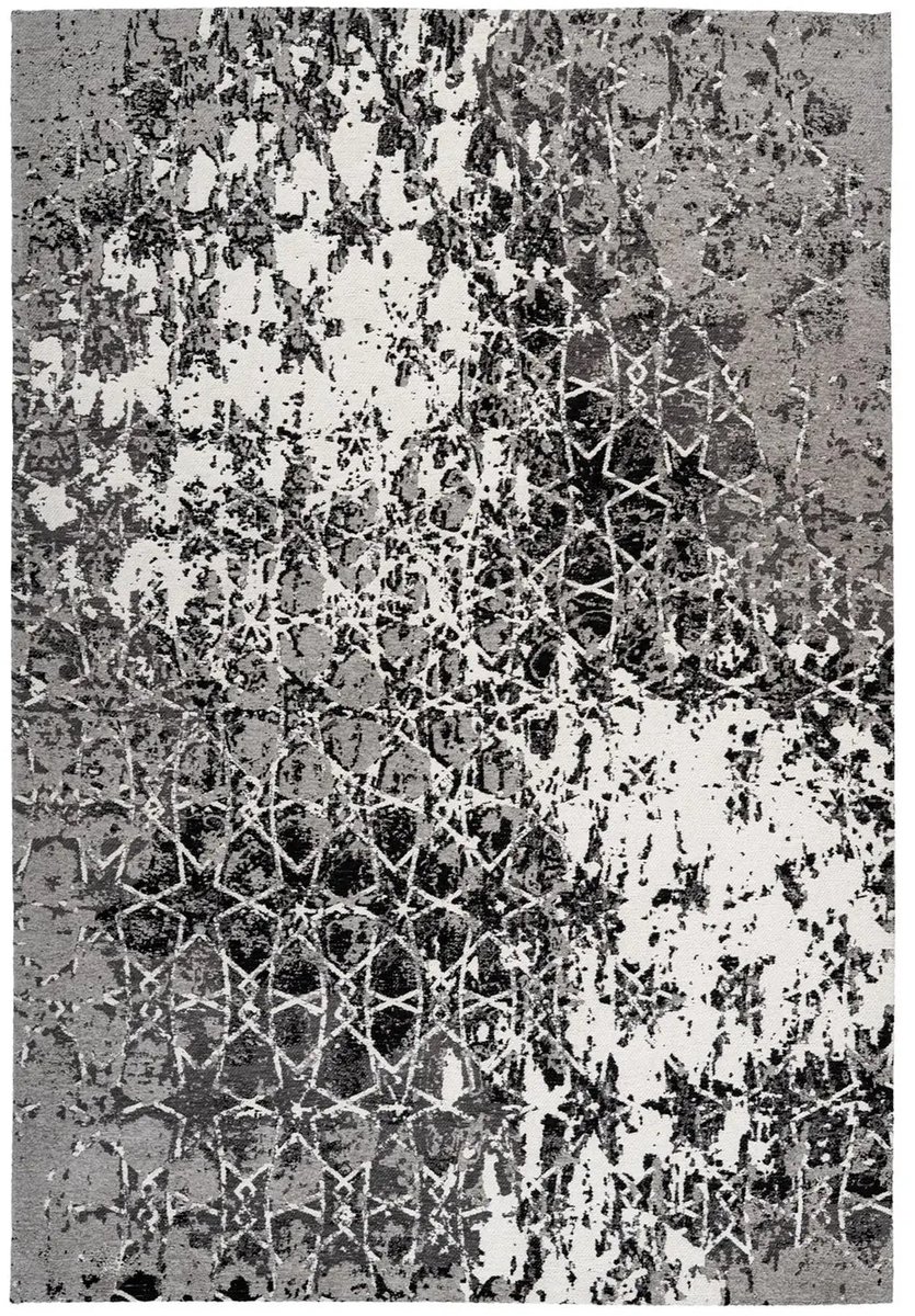 Dutch XXL Laagpolig Vloerkleed | Tapijt | Iglesia | Abstract | Grijs | 80x150 cm
