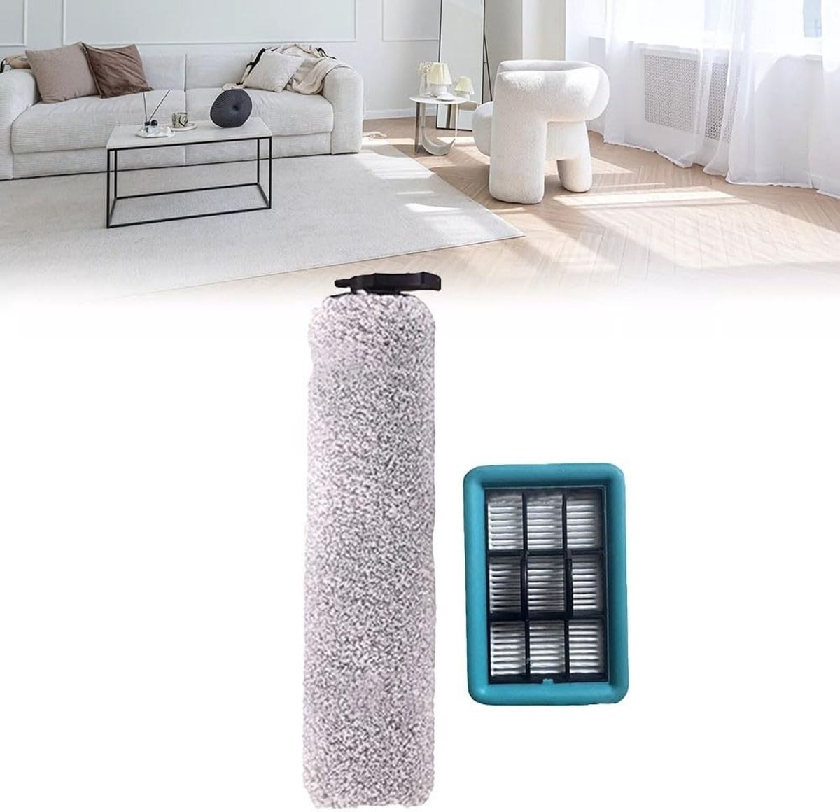 Rollerborstel en Filter voor Bissell Crosswave HF2/3845N/3831 Vloerreinigers, Hoge Kwaliteit en Efficiëntie