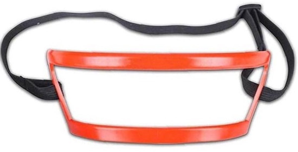 Hals Haar Snijden Mould - Haarlijn Gids Sjabloon - Rechte Haarlijn Creëren - Past Iedereen - 16x5.8cm - Rood