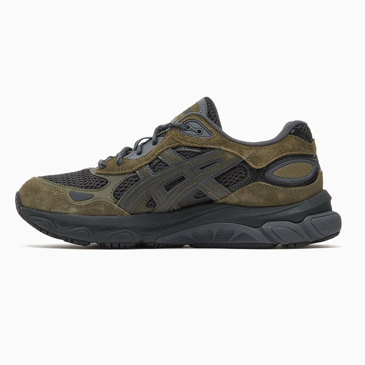 ASICS Gel-NYC 2.0 - Unisex - Graphite Grey Loden Green - Maat EU 37.5