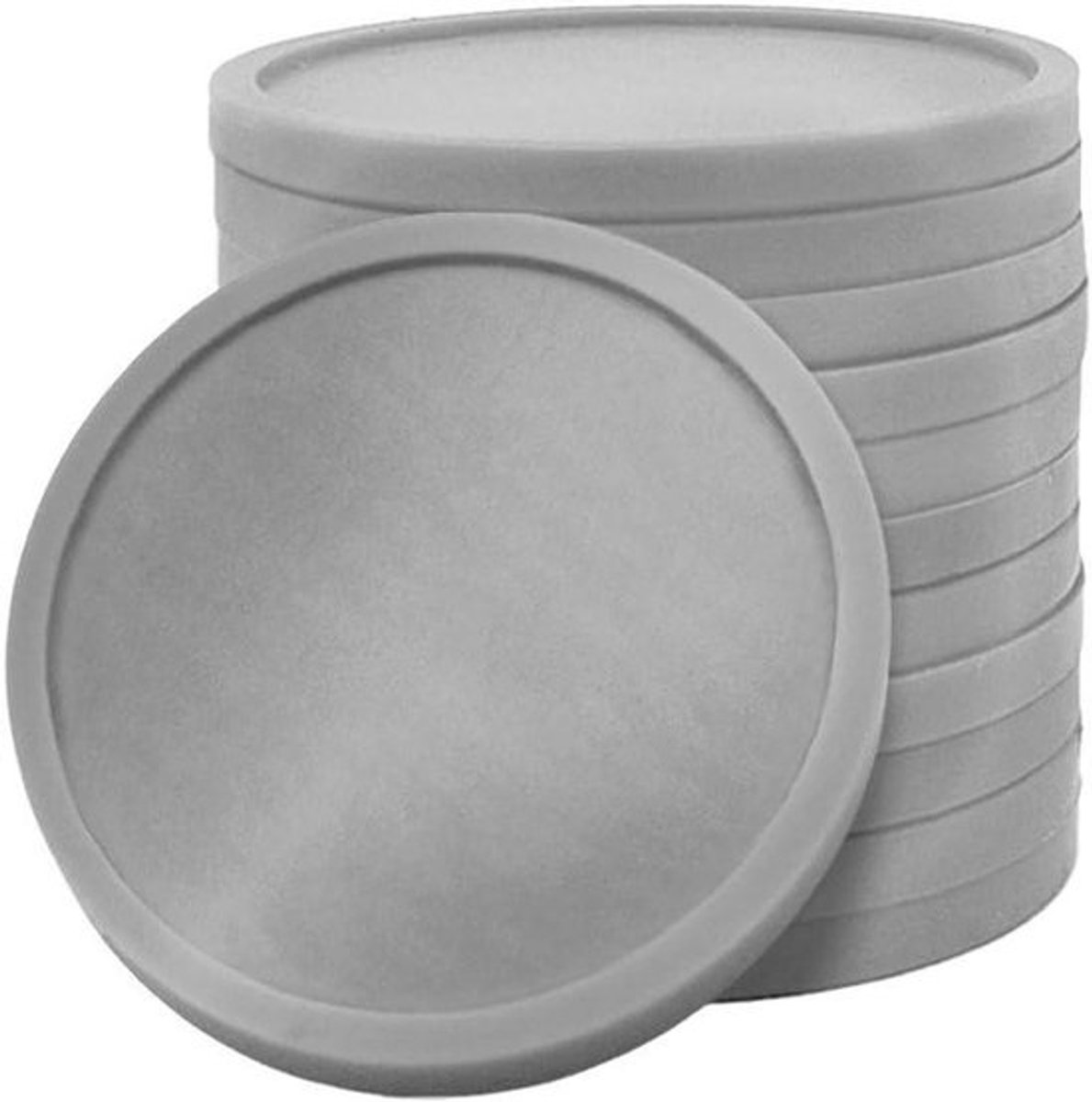 CombiCraft Blank Munten - Consumptiemunten Tokens - Evenementen Betaling - Sterk Polyethyleen Tereftalaat - 3000 stuks - Zilver