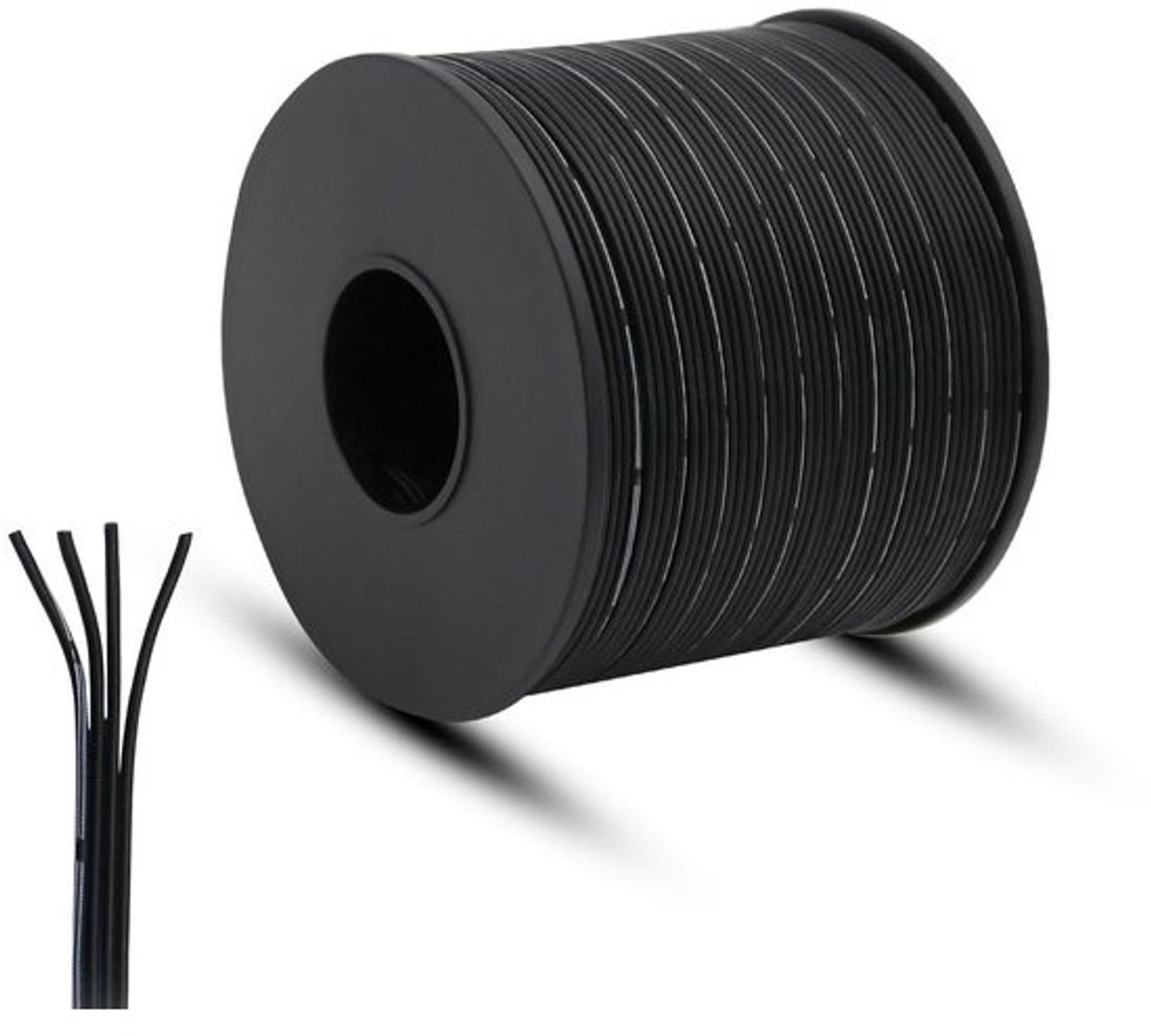 Elektrische Kabel - Stroomdraad Koperdraad - Elektronica Reparatie - Hoge Temperatuur Bestendig - 6 Meter - Zwart