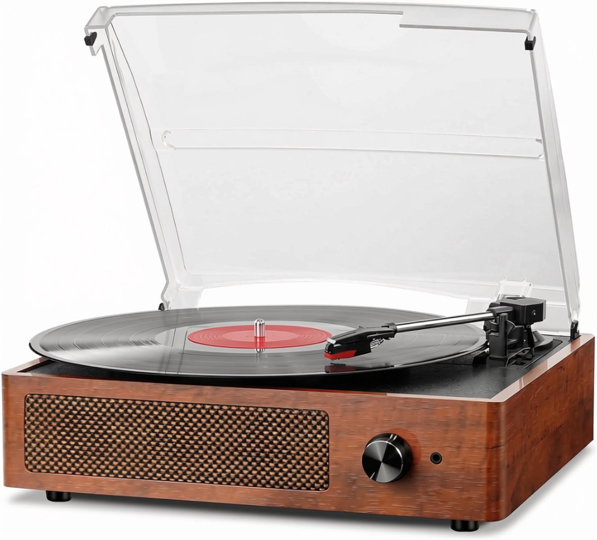 ZRNS® Platenspeler met Bluetooth - CD Speler met Speakers Vintage