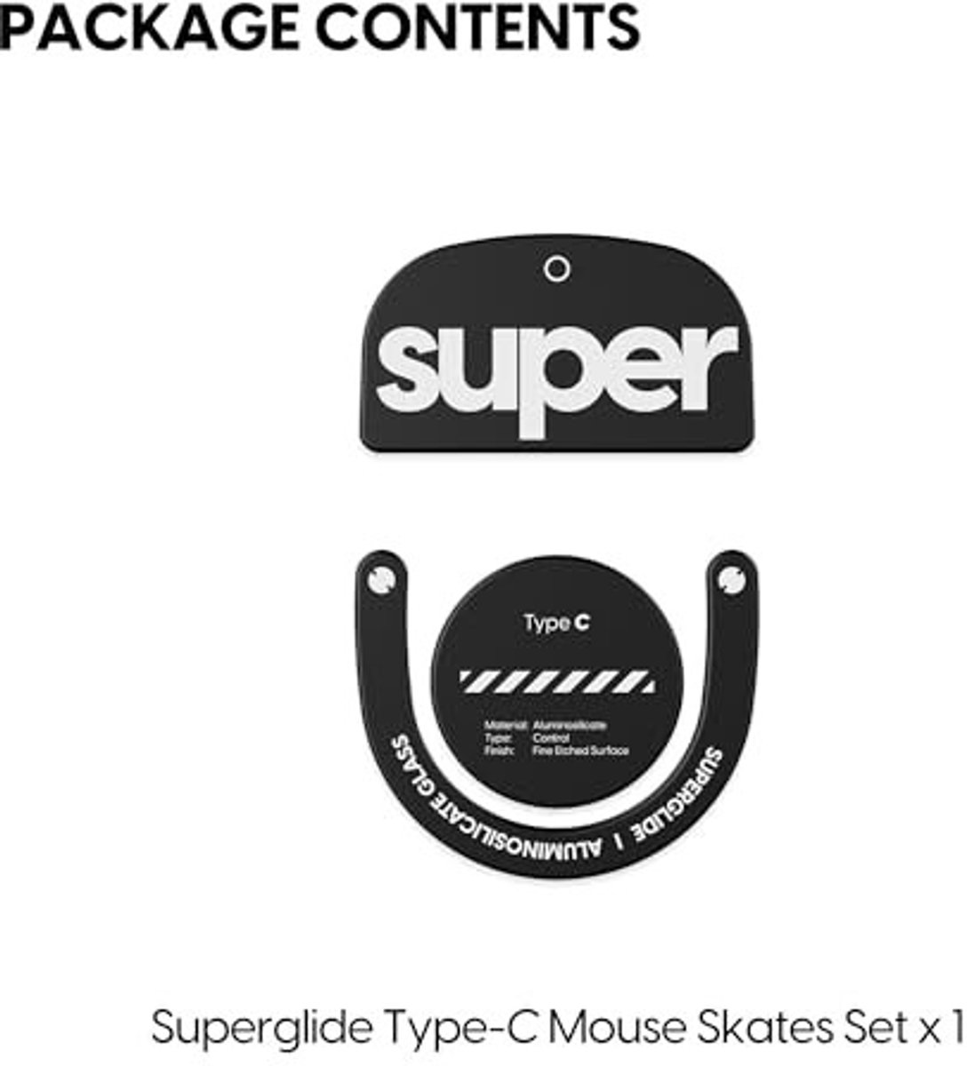 Gaming Skates - Superglide Type-C - Zwart