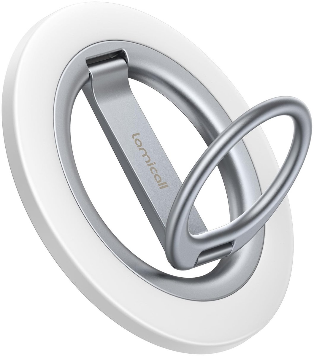 Magnetische Telefoon Ringstand - 360° Rotatie met Dubbele Scharnier