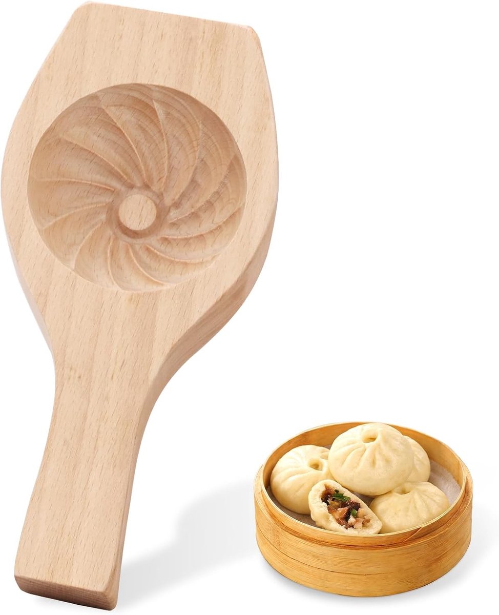 DIY Stoomgestoomde Buns Maker, Perfect voor Dumplings en Vullingen in de Keuken, Ideaal voor Bakken en Koken (Beige)