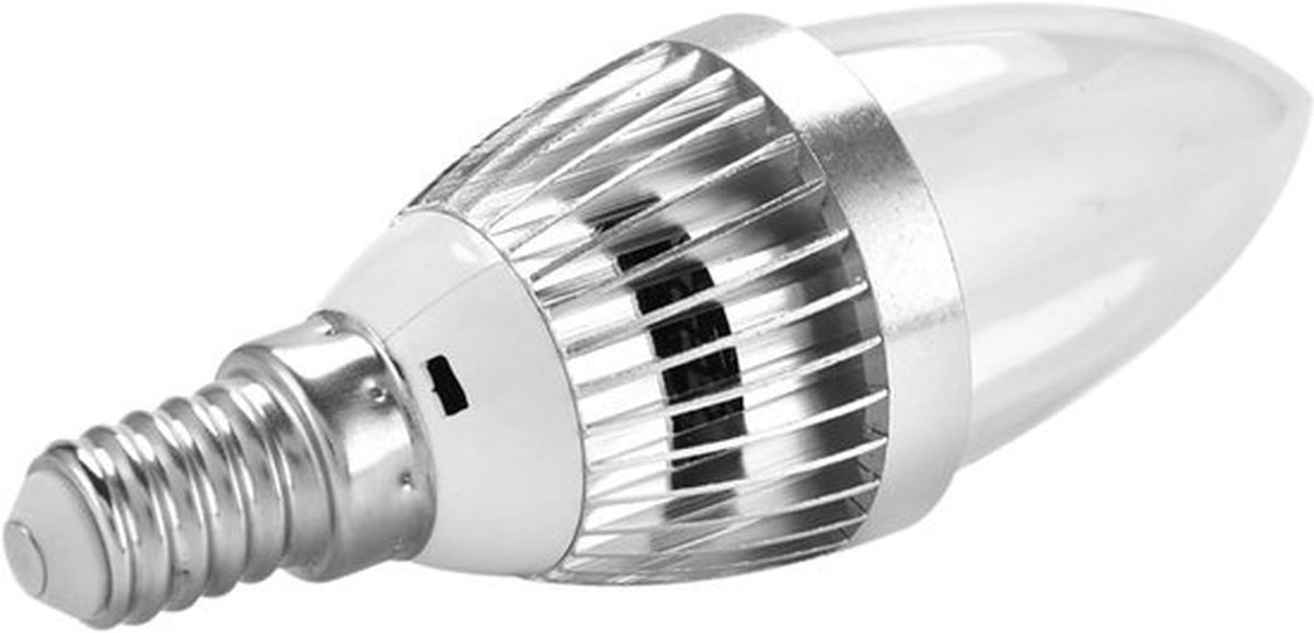 LED Kaarslamp met RGB kleuren en afstandsbediening - E14/E12 fitting - Transparant - Bewegingsdetectoren