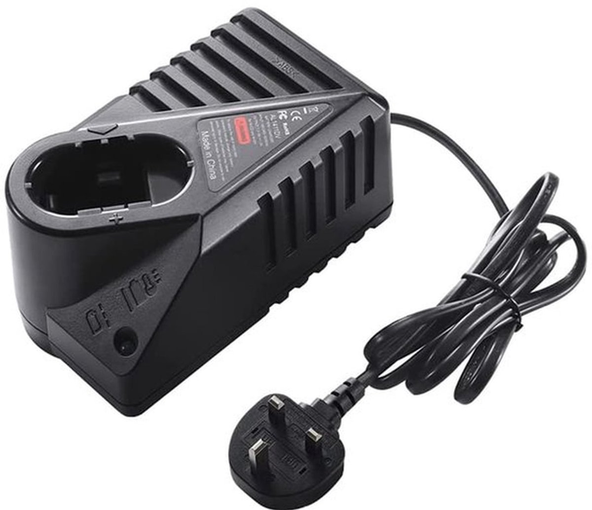 Ni-CD Ni-MH-acculader voor elektrisch gereedschap, elektrische boren, compatibel met BAT043, BAT038, BAT040, BAT041, BAT140, BAT048, BAT100, BAT1199, 7,2V, 9,6 V, 12 V, 14,4 V (UK-stekker)