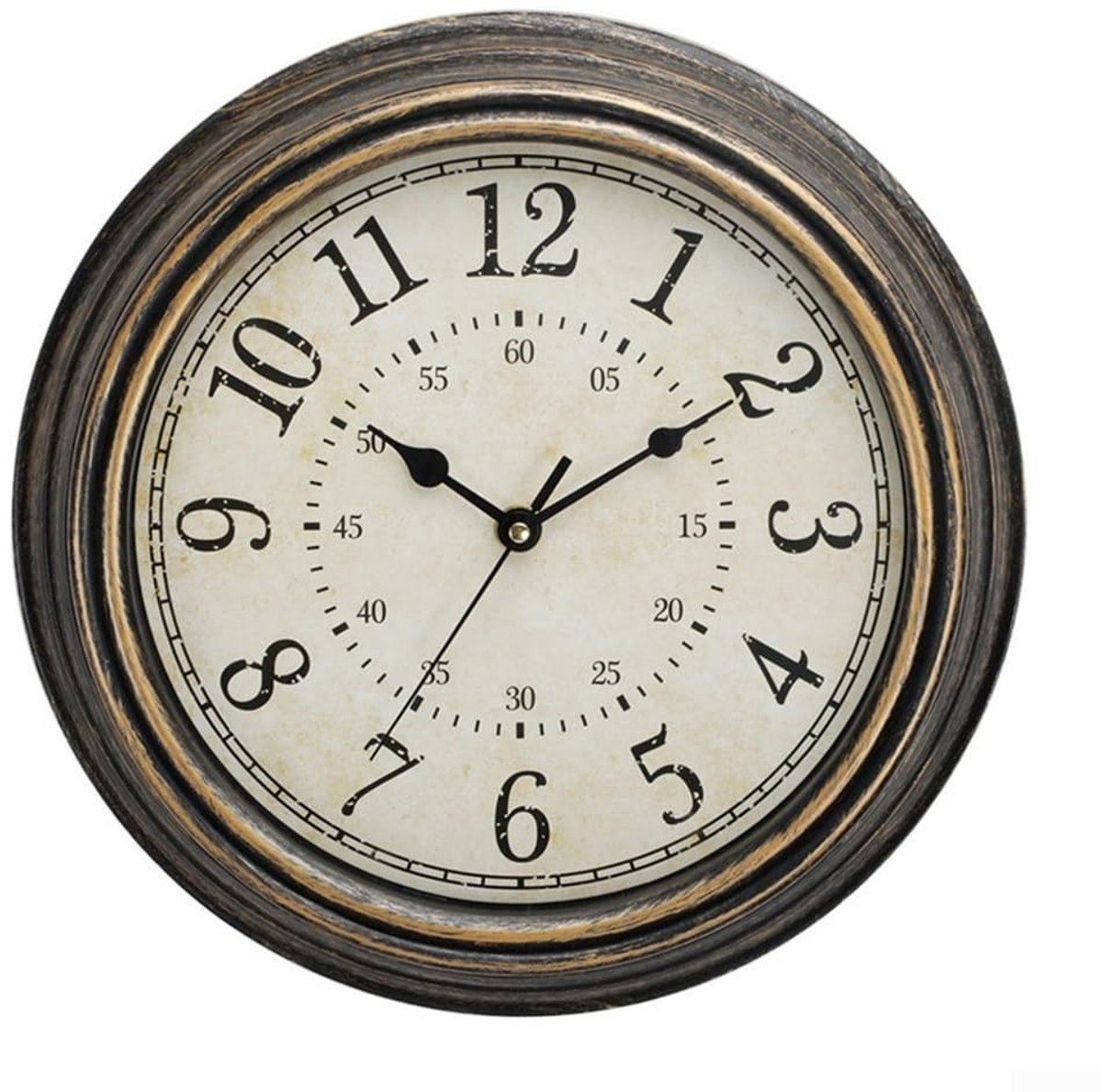 Wandklok 30 cm - Vintage Ontwerp, Niet Tikkend
