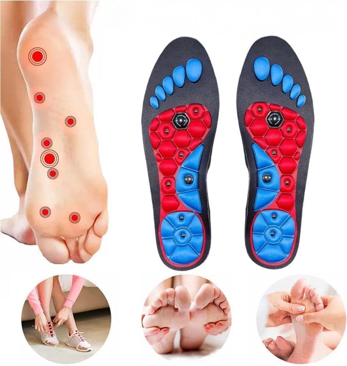 Orthopedische Inlegzolen - Acupressuur Reflexologie voor Voetpijnverlichting
