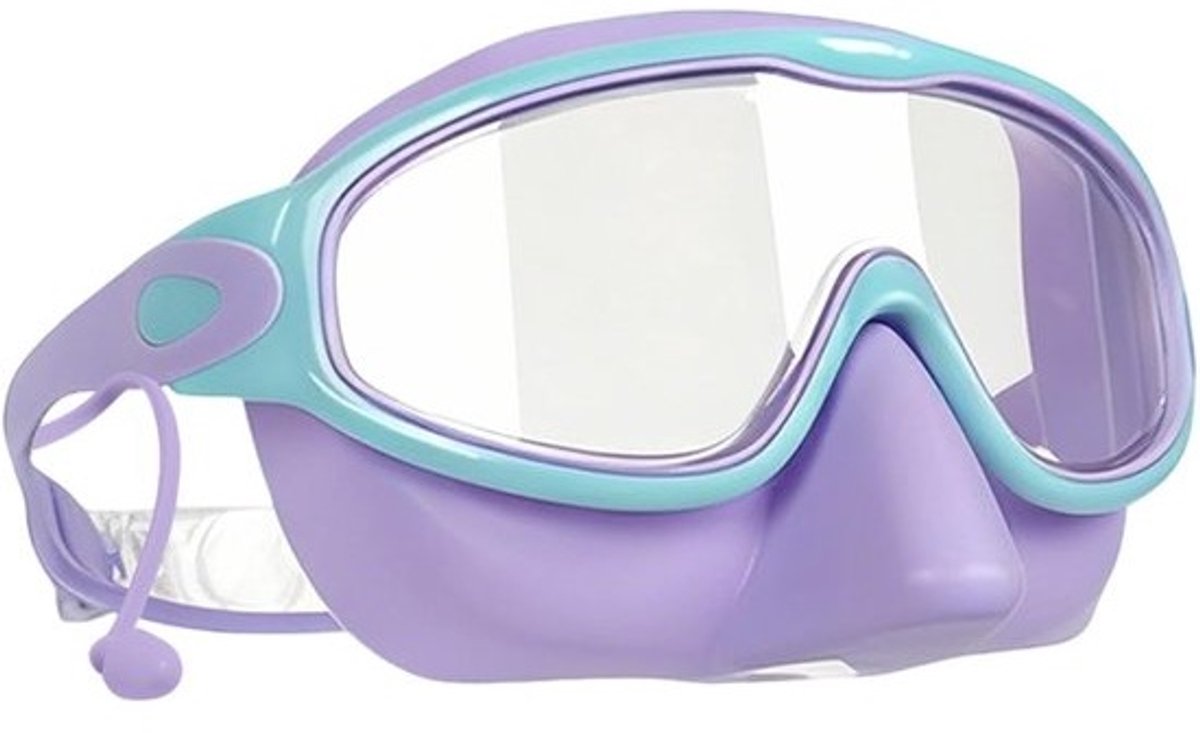 Zwembad Zwembril - Water Sport Bril - Heldere Zicht - Verstelbare Gesp - 3-14 Jaar - Blauw