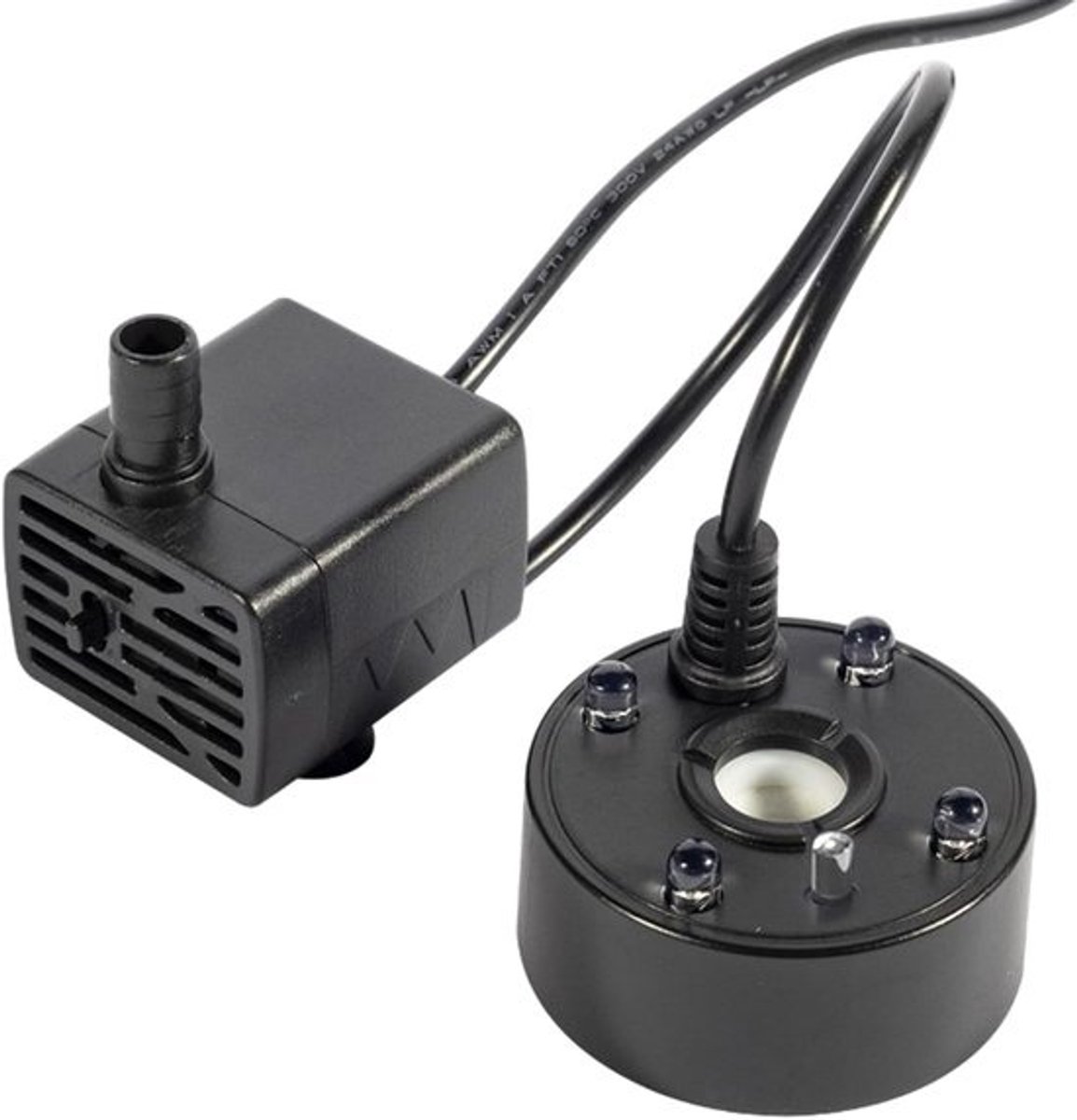 Mist Maker - Water Verdamper - Decoratieve Sfeer - Ultrasonische Technologie - 5.21 cm Hoog - Zwart