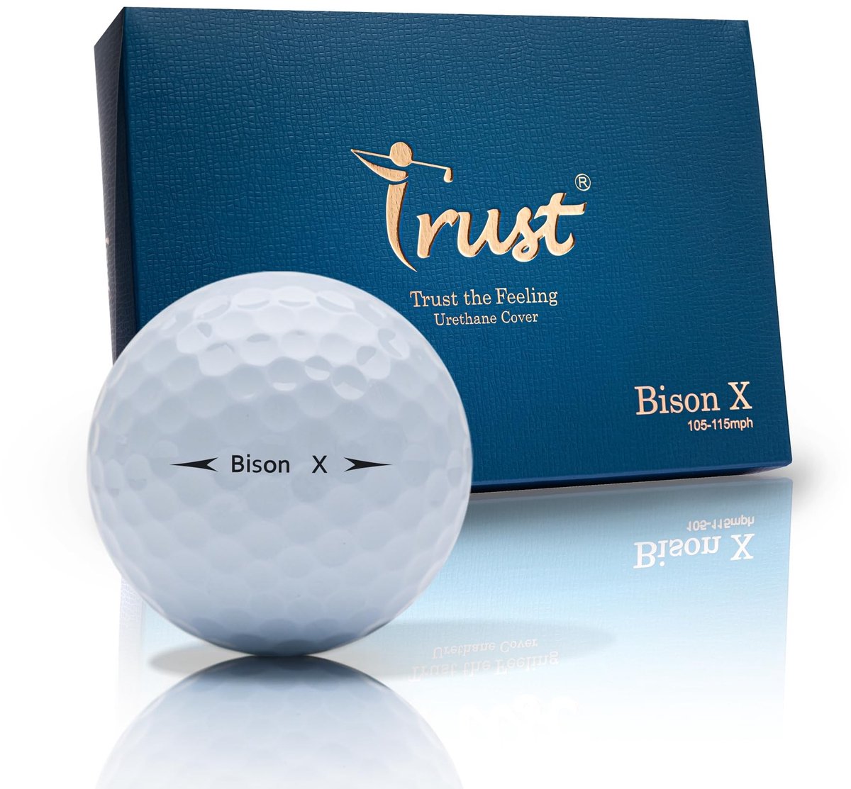 Golfballen Bison Serie - 3-delig met urethaanschaal
