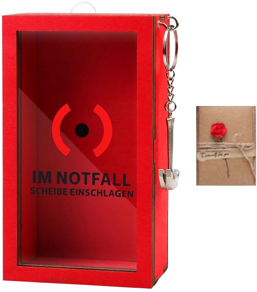 Noodbox met Hamer en Persoonlijke Rozenkaart - Creatief Cadeau