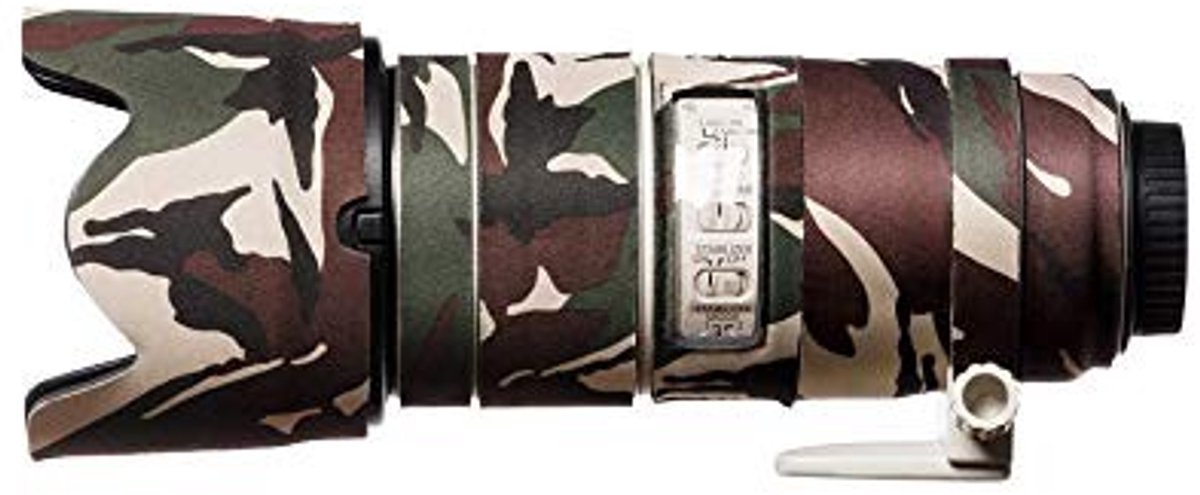 Neopreen Lensbeschermer - Groen Camouflage voor Canon EF 70-200mm f/2.8