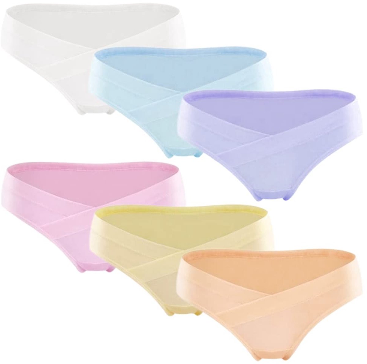 Dames Materniteit Ondergoed - Katoen Knickers - 6 Pack