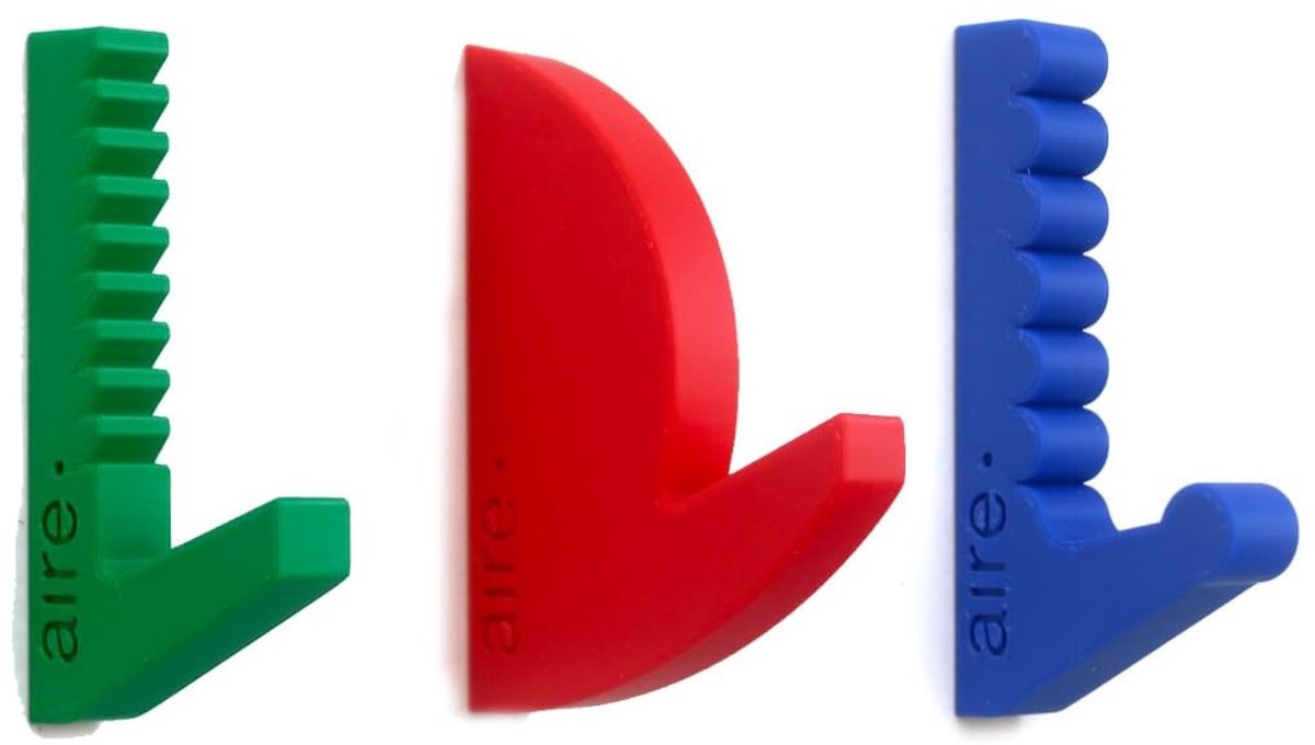 Kledinghaken set van 3 - Kleurrijk design