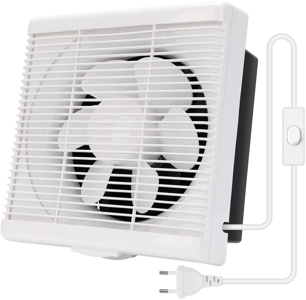Ventilator voor Badkamer en Garage - Stil met 2.5m Snoer