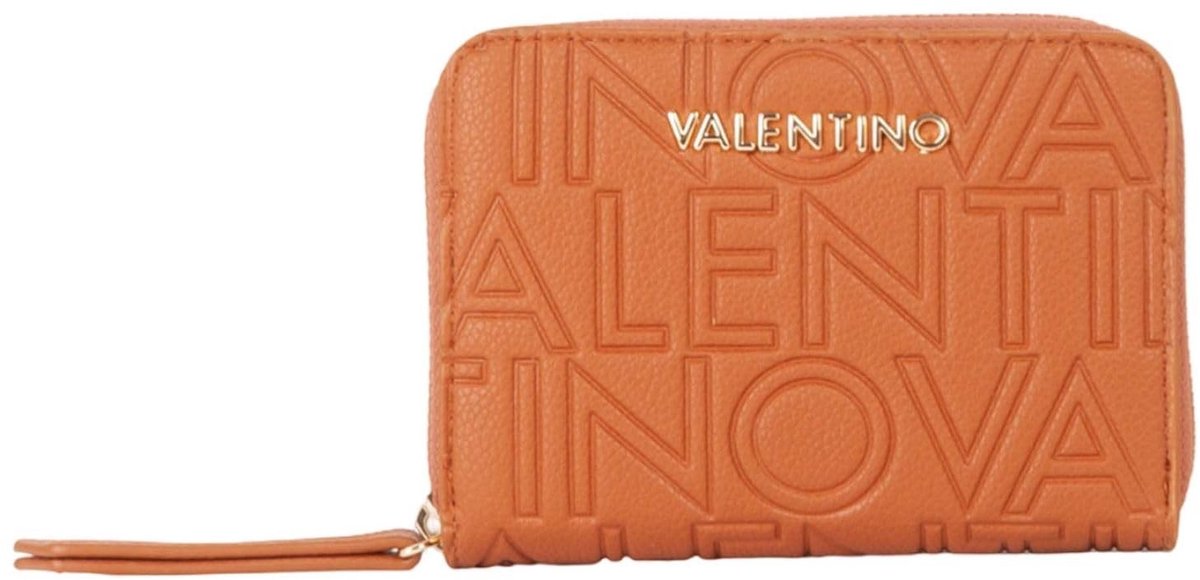 Portemonnee - Compacte Zip Around Wallet in Cuoio Kleur