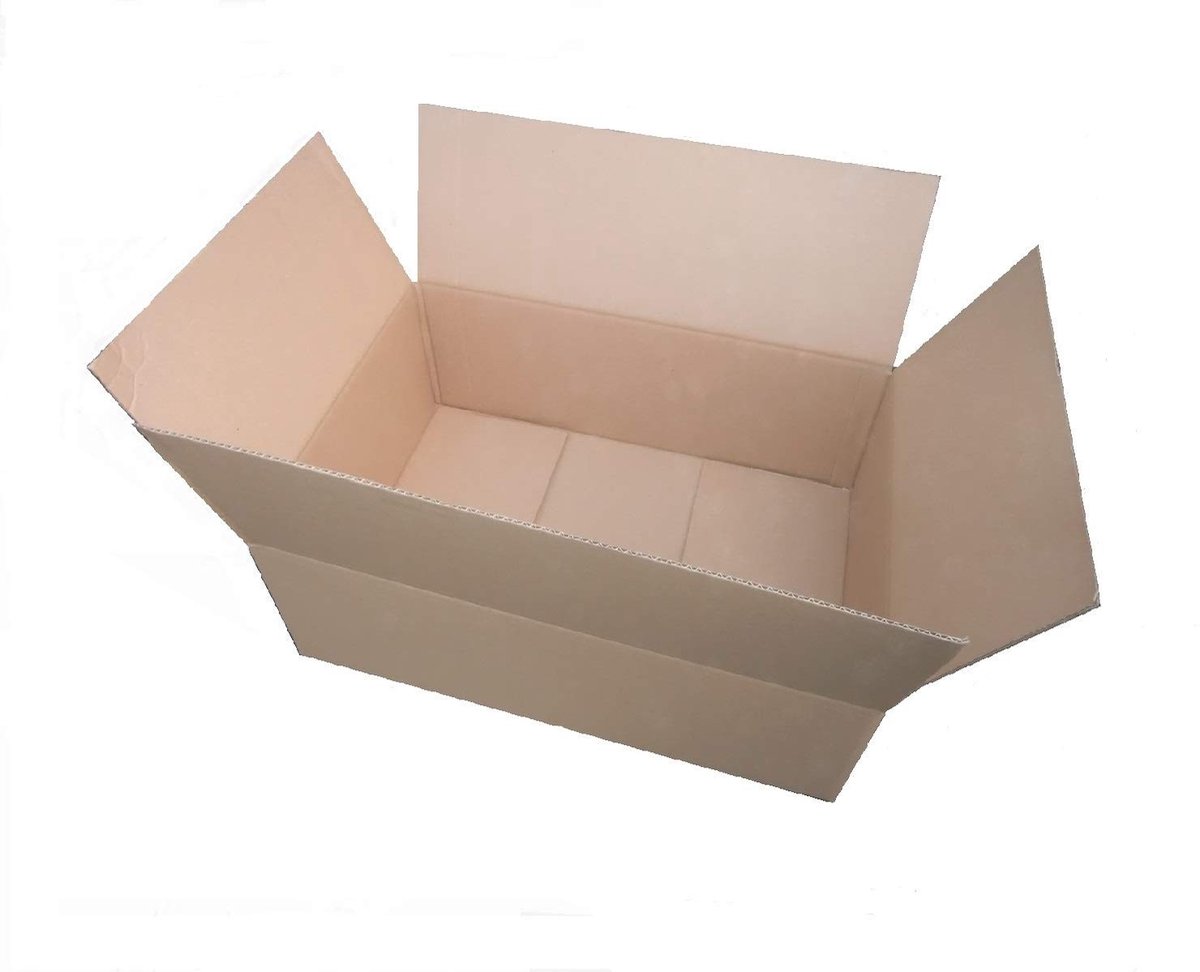 25x Verzendingdoos 450 x 350 x 160 mm - Vouwdozen - Bruin