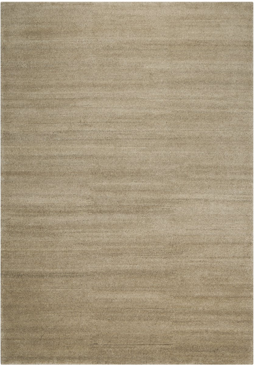Lino Heritage Taupe Vloerkleed 200x250cm - Handgeknoopt Tapijt van 100% Handgesponnen Wol - 15mm dik - 4,5kg/m² - 57800 knopen/m² - Hoogwaardig Vloerkleed voor o.a. Woonkamer, Eetkamer, Slaapkamer en Hal