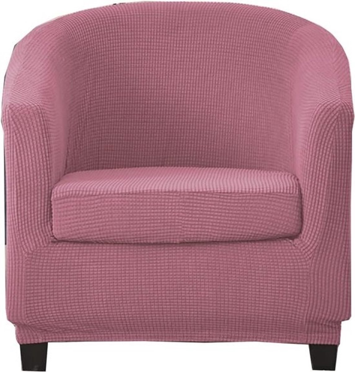 Stoelhoezen - Fauteuilhoezen Club Stoel - Meubels Beschermen - Antislip Elastische Band - 2 stuks - Roze
