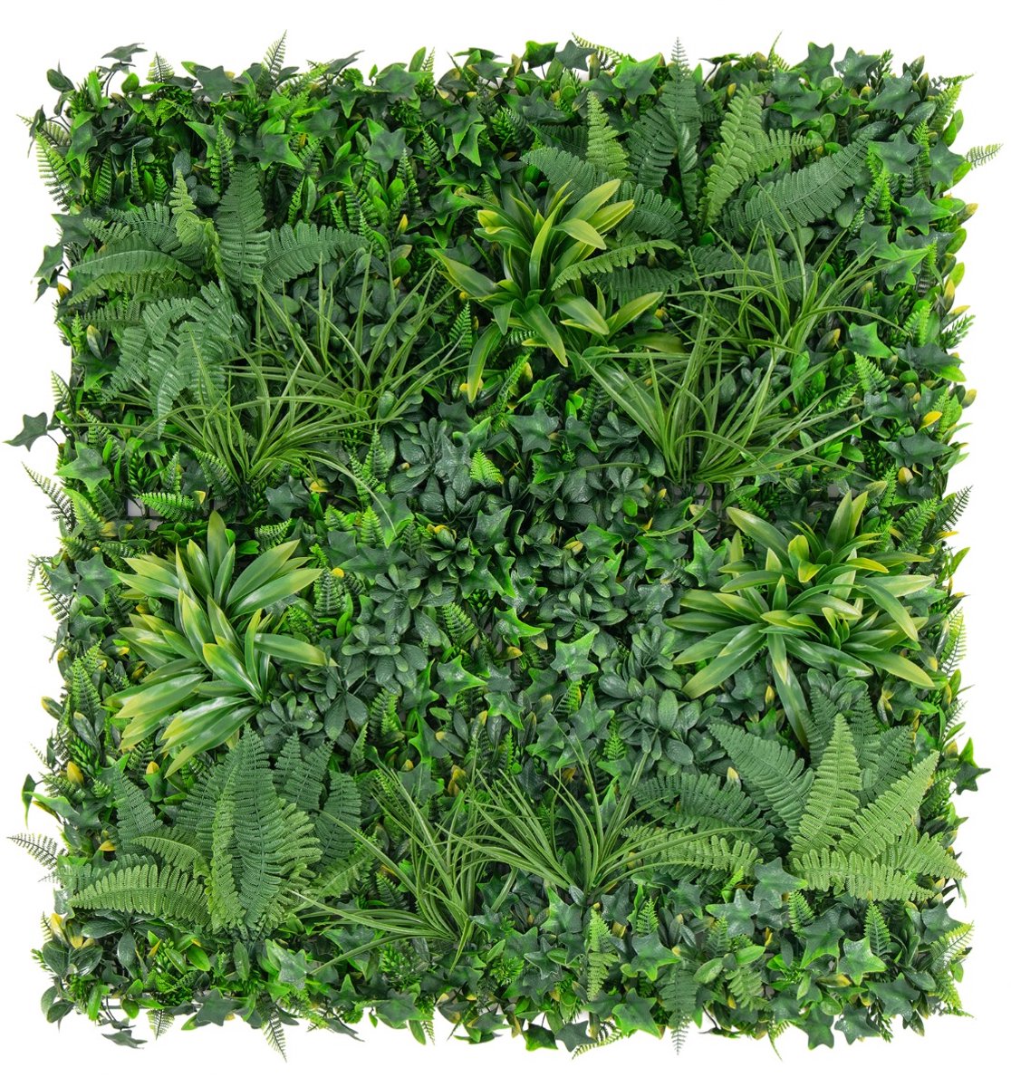 SureDeal® - Kunstplant - Stuks Kunsthaag Buxus - Diverse Bladeren Zonwerende - 50x50 cm - Groen