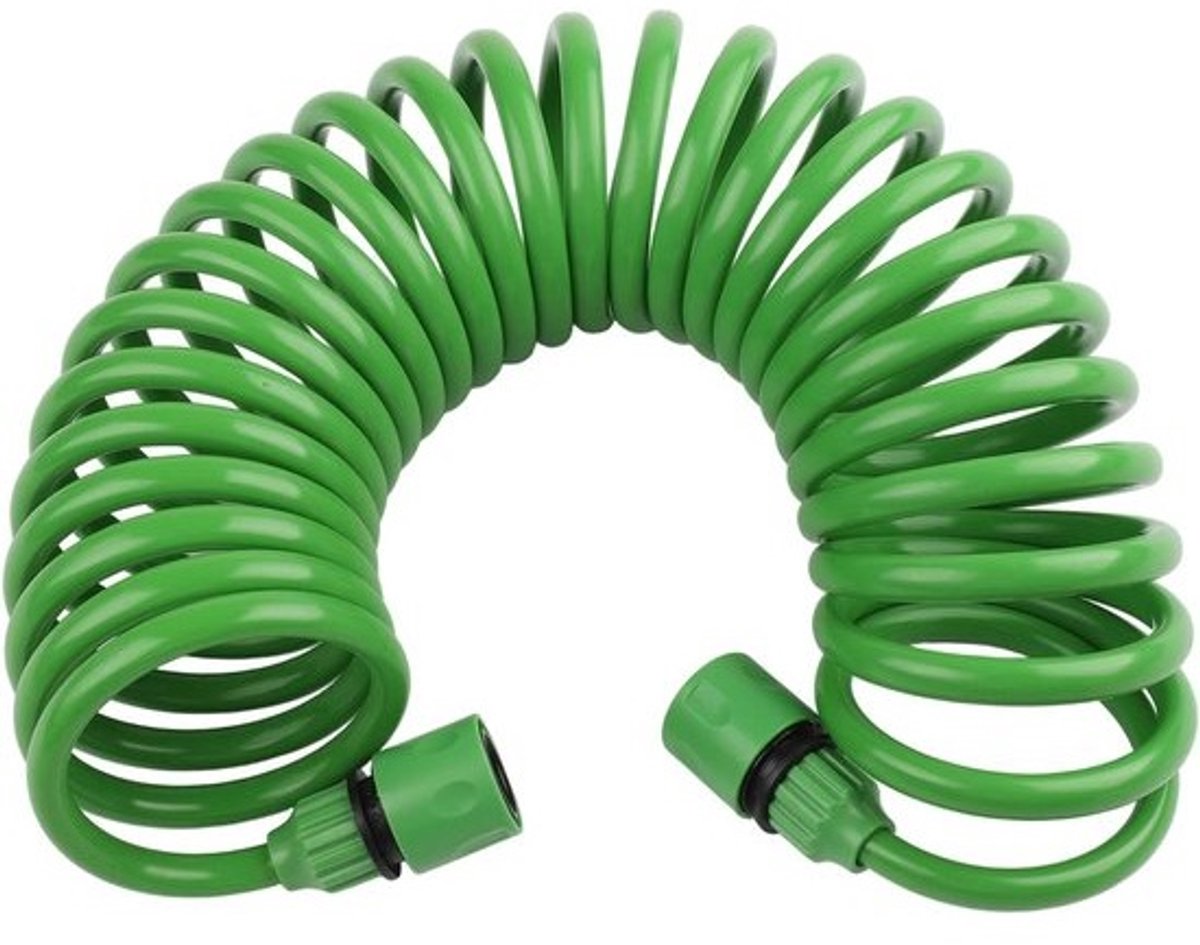 Tuinslang - Waterslang Flexibel - Gazon Besproeien - Ruimtebesparend Ontwerp - 75 m - 20 m - Groen