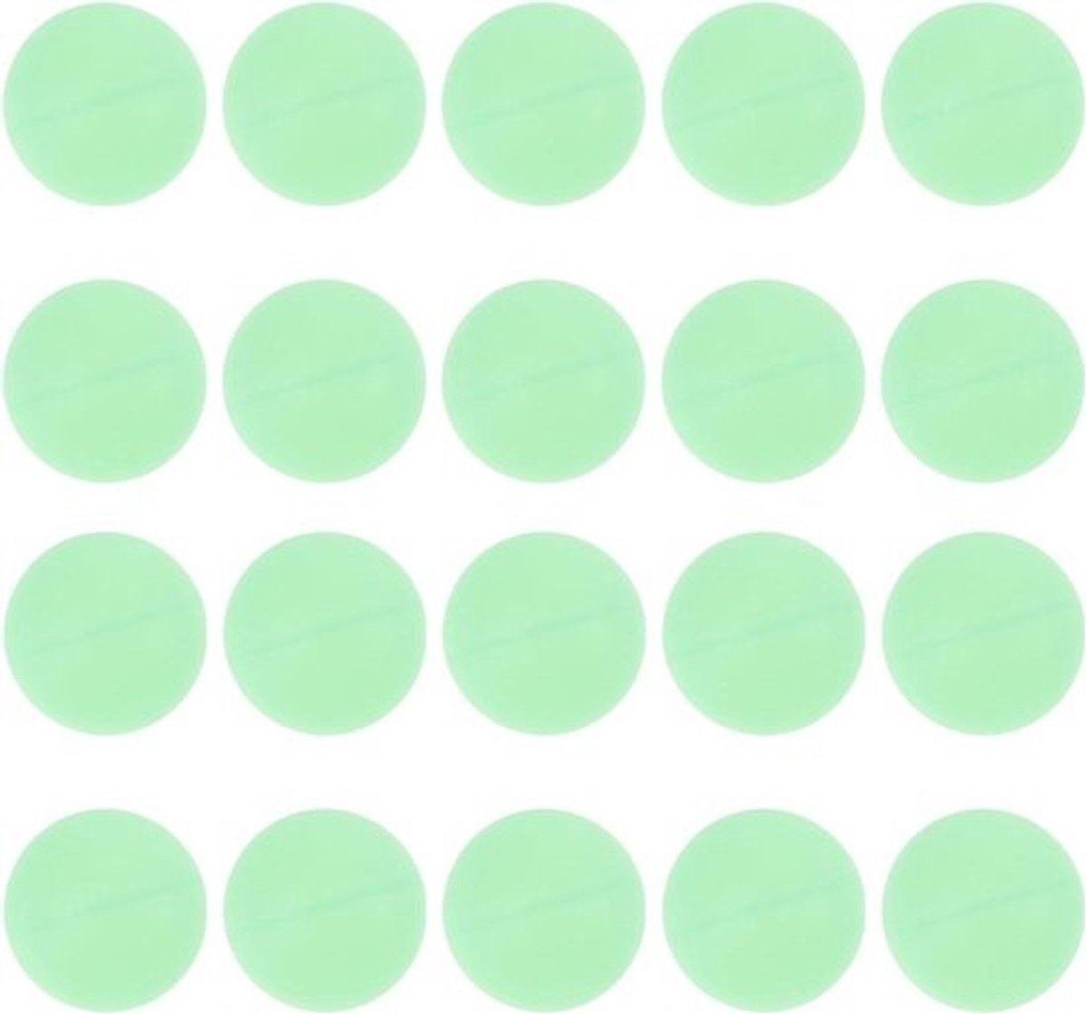 Tafeltennisballen Lichtgevend - Pingpongballen Glow-in-the-dark - Nachtelijke Spellen - Hoge Terugslag - 4 cm - Wit