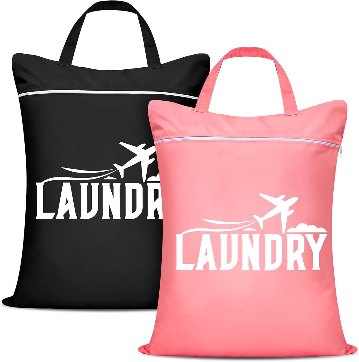 Grote Reiswaszak Set van 2 - Wasbare Waterdichte Tas voor Nat Kleding, Badkleding en Sportaccessoires voor Gym en Yoga