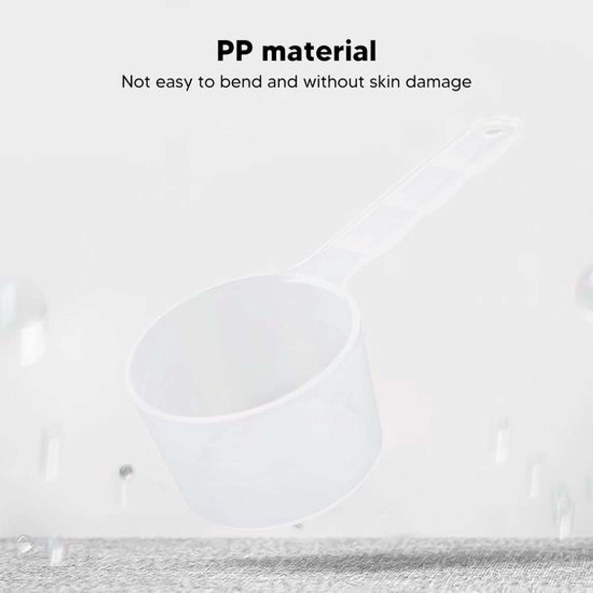 Maatschepjes Transparant Plastic - Maatlepels Set - Doe-het-zelf Make-up - Heldere Schaalverdeling - 10 Stuks - Transparant