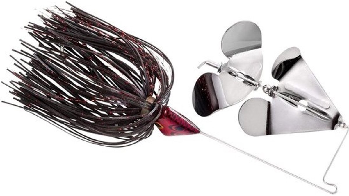 Spinnerbait Lokaas - Buzzbait Vissen - Vissen Vangen - Unieke Driehoekige Kop - 1/2 oz - Maan