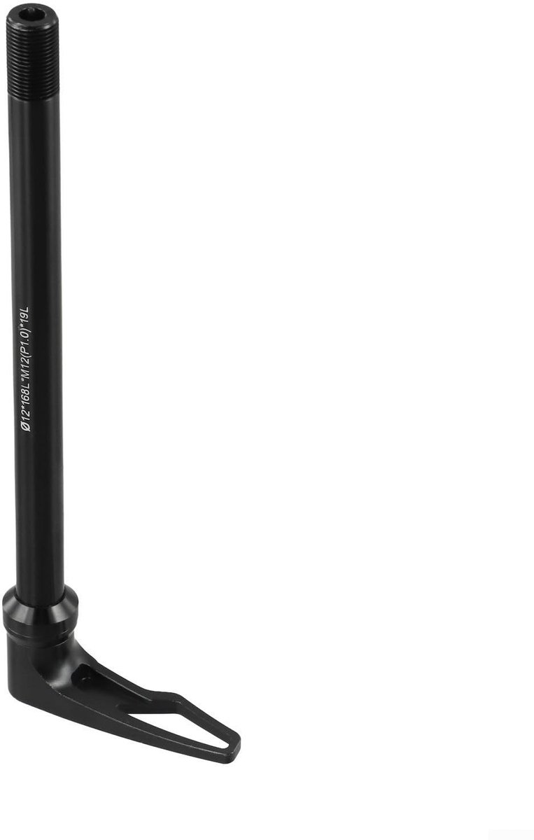 Fiets Thru Axle Hendel - Voor Mountainbike, Aluminium, Zwart