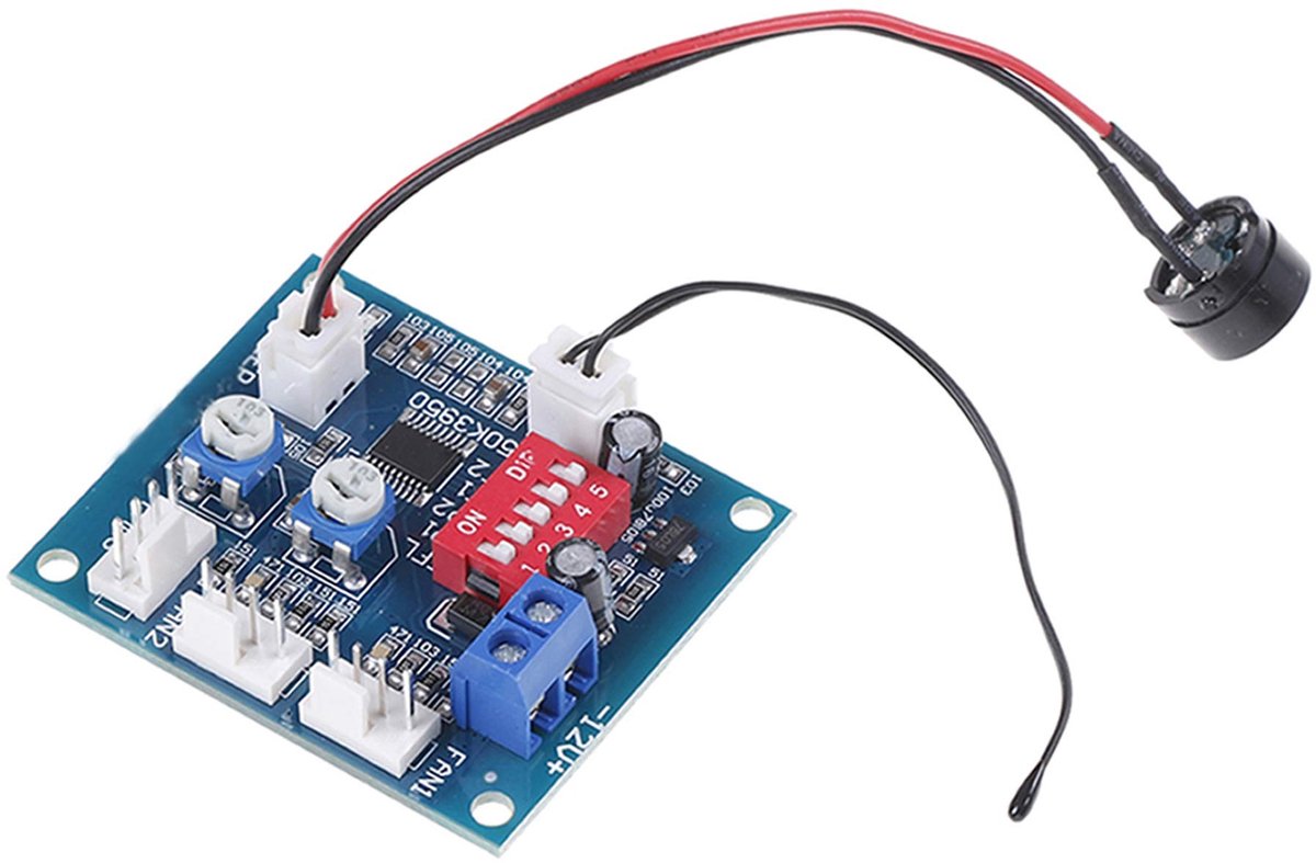 Fan Temperature Controller - 12V met LED Display