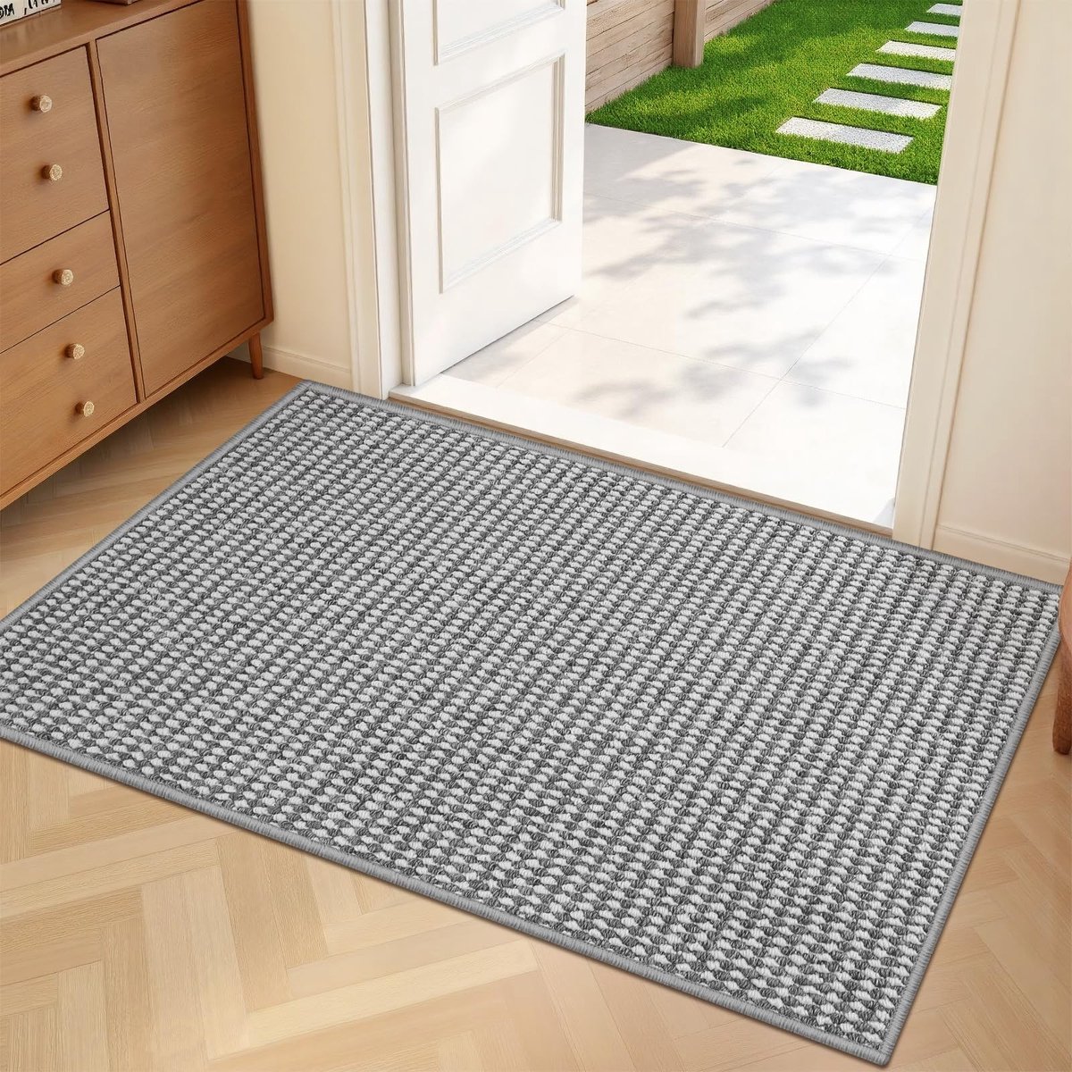Door Mat - Absorberend en Antislip - Grijs 60x90cm