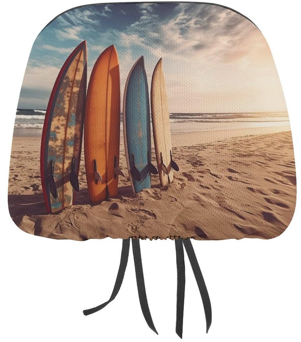 Auto Hoofdsteun Covers - Zachte en ademende polyester set