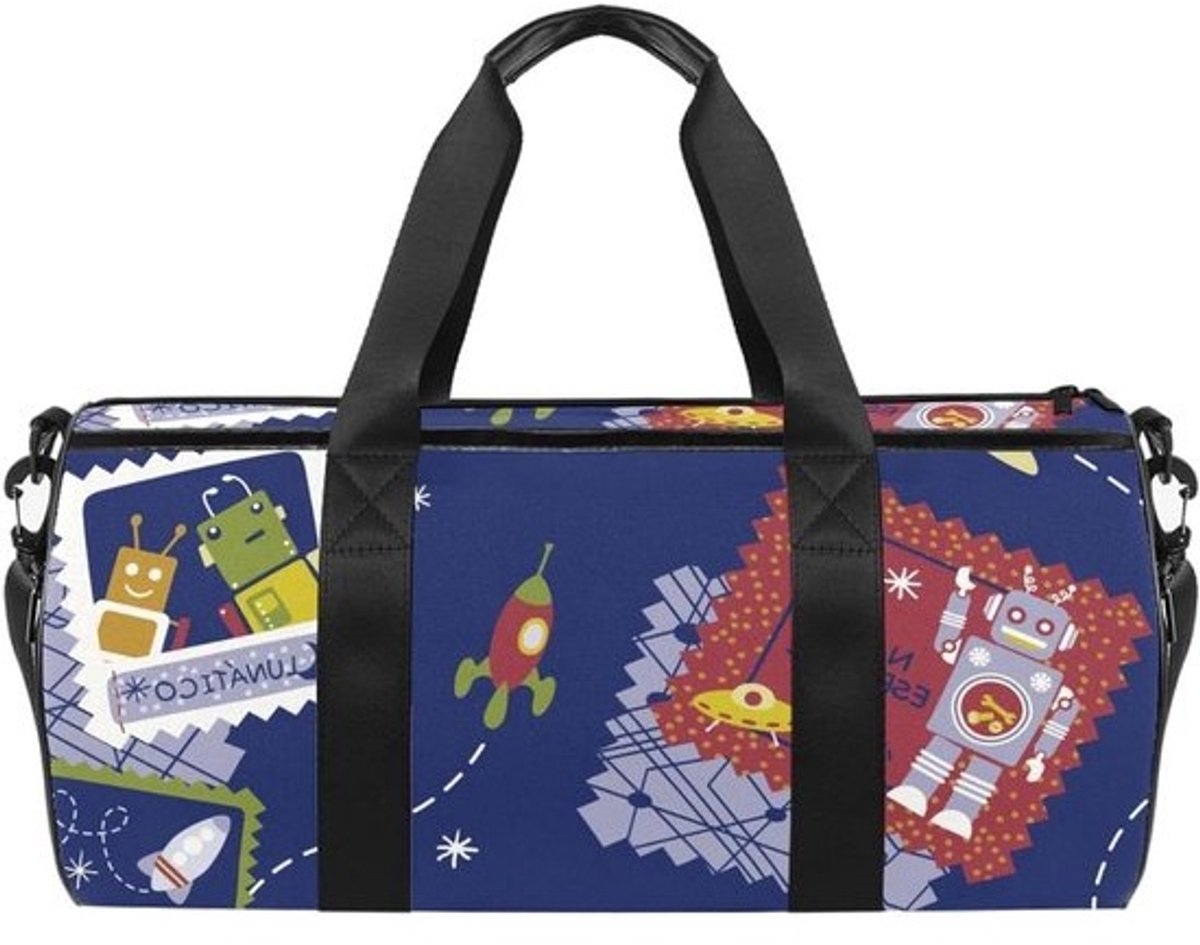 Sport Gymtas - Plunjezak Reistas - Fitness Workout - Ruim Hoofdvak - 45 x 23 x 23 cm - Multicolor