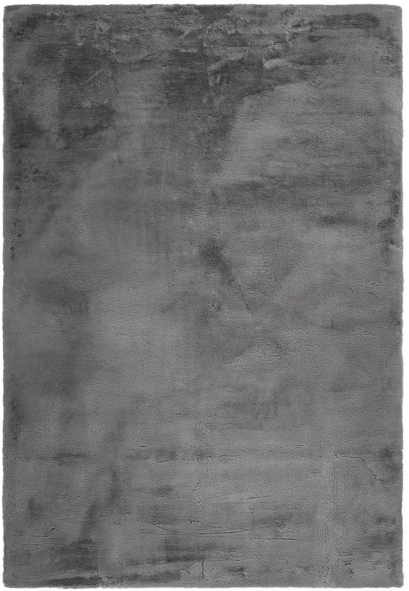 Dutch XXL Fluffy Vloerkleed | Tapijt | Emotion | Uni | Grijs | 160x230 cm